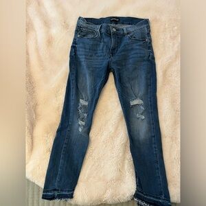 Express mid rise cropped legging